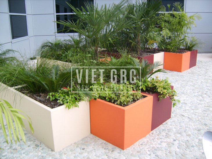 GFRC, bê tông sợi thủy tinh GRC trong thiết kế trang trí sân vườn